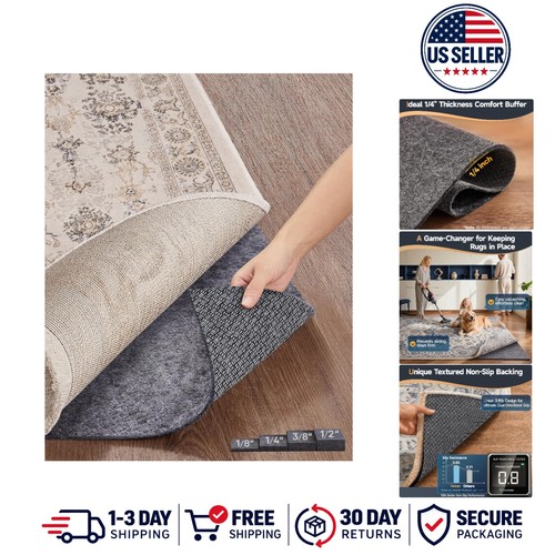Non slip cushioned rug pad - non,