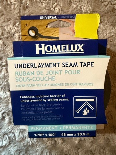 Underlayment seam tape - seam,