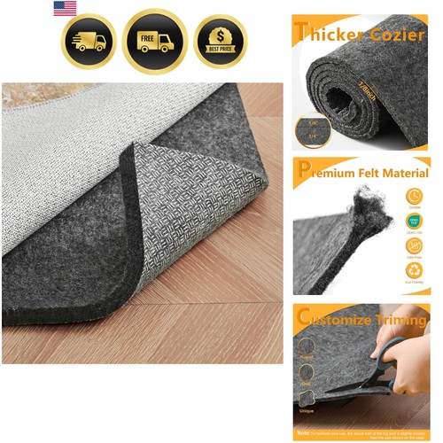 Rug pad non slip felt - non,